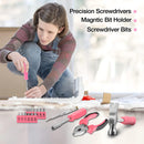 24-Piece Pink Tool Kit