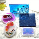 18pcs Silicone Epoxy Resin Mould Set Coasters & Crafting Kit  Heart & Oval Shapes