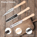Japanese Pull Saw 3pcs Set Double-Edged Woodworking Handsaw