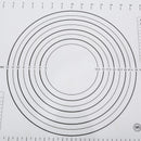 Silicone Mat Foldable With measuring scale 60 x 40cm Food Grade (black)