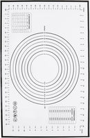 Silicone Mat Foldable With measuring scale 60 x 40cm Food Grade (black)