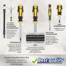 43-Piece Magnetic Screwdriver & Bit Set