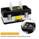 17" Heavy-Duty Metal Toolbox