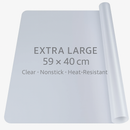XL Clear Silicone Mat – Nonstick Craft Sheet (59.4×39.6 cm) for Resin, Clay & Nail Art