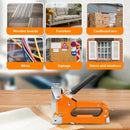 3-in-1 Heavy Duty Staple Gun Set – Manual Nailer with 3000 Staples