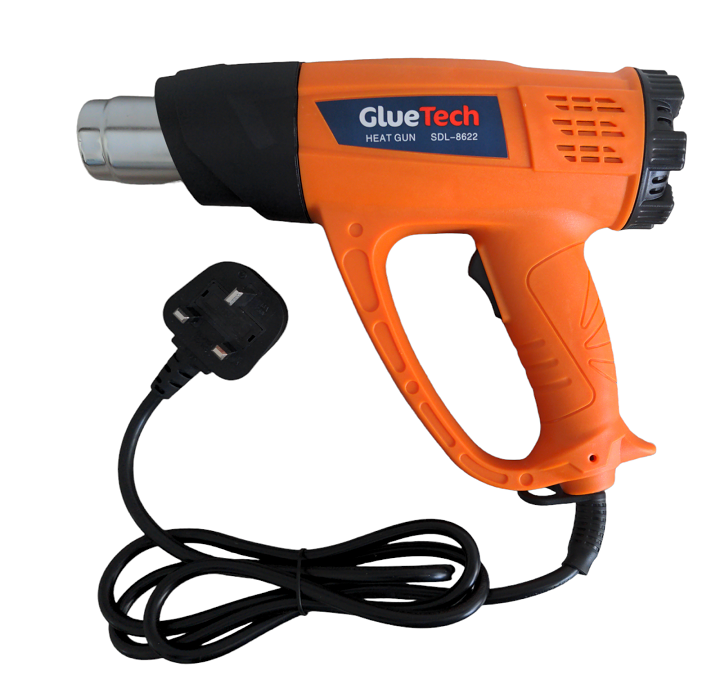 2000W Professional Hot Air Heat Gun Variable Temperature Glue Tech orange