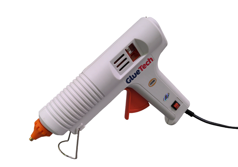 100W Hot Glue Gun KIT Professional Kit (With 4pcs Nozzles, 10 Sticks and Silicone Mat)