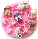 Silicone Mould Baby, Car, Bear, Expoxy Resin Mould