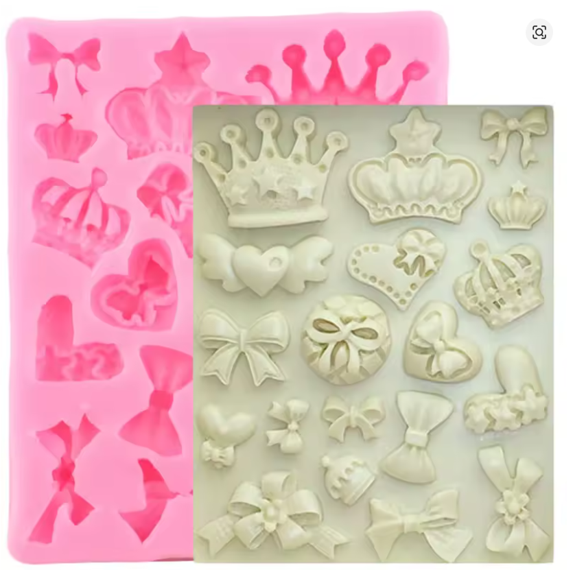 FineInno 4 Pezzi Stampi per Fiocco Resina Bow Resin Molds Stampi in