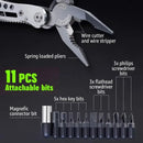 24-in-1 Stainless Steel Multi-Tool – Folding Pocket Pliers