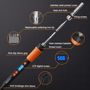 11-in-1 Digital Soldering Iron Kit – 90W Ceramic Heater with LCD Display