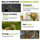 Pruning Shears – Precision Garden Clippers with Ergonomic Anti-Slip Handle & Safety Lock