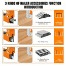 3-in-1 Heavy Duty Staple Gun Set – Manual Nailer with 3000 Staples