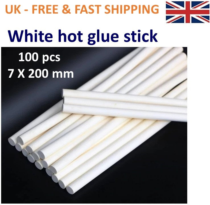 White Hot GLUE STICKS 7mm x 150mm