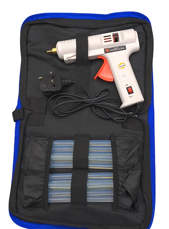 All included 100W Hot Melt Glue Gun kits glue sticks+ nozzle Professional kit