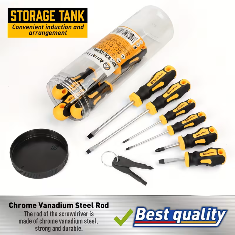 12-Piece Magnetic Screwdriver Kit