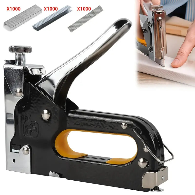 Heavy Duty Manual Staple Gun - 3000 Staples