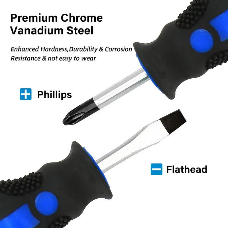 12pcs Heavy Duty Magnetic Screwdriver Set