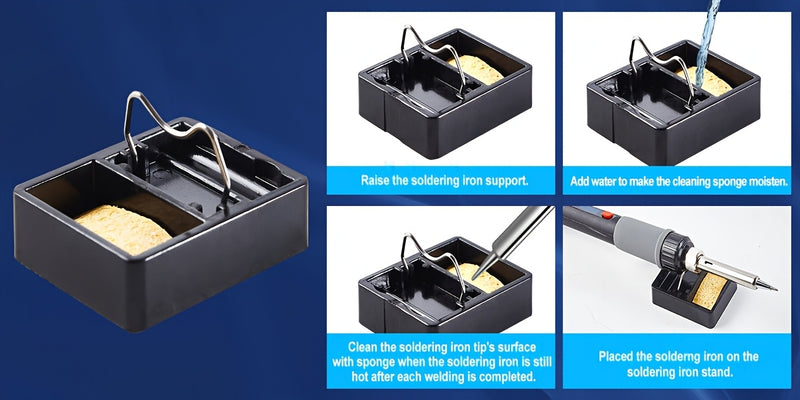 Digital Soldering Iron Kit – 90W Ceramic Heater with LCD Display