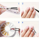 10pcs Precision Anti-Static Tweezers Set – Stainless Steel for Crafts & Electronics