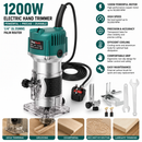 1200W Electric Palm Router – Precision Woodworking Made Easy