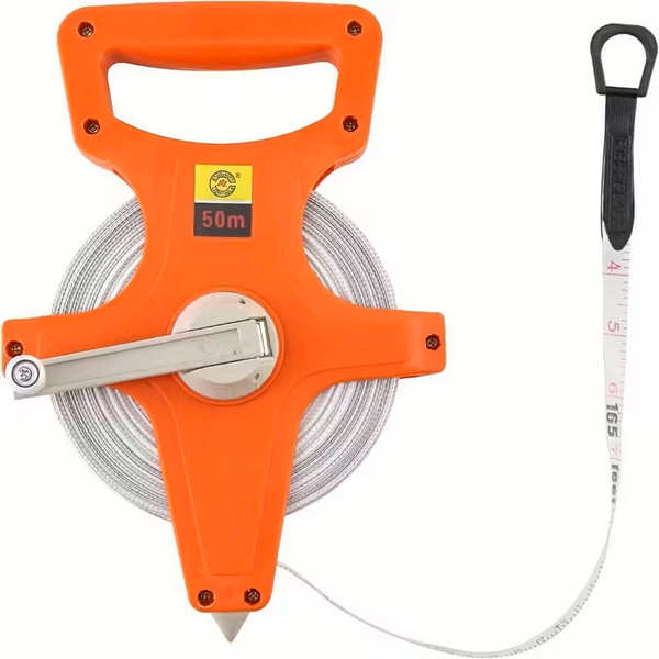 50m Fiberglass Long Reel Tape Measure