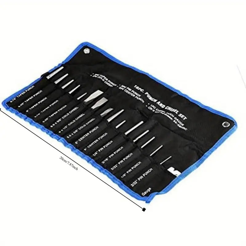 16-Piece Mechanics Punch and Chisel Set – Heavy Duty  Masonry & Automotive Use