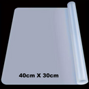 L Clear Silicone Mat – Nonstick Craft Sheet (30×40 cm) for Resin, Clay & Nail Art