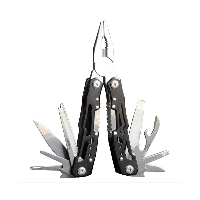 Folding Multi Tool with Saw, Screwdrivers, Wrenches, Wire Cutters