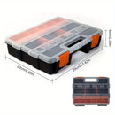 Toolbox Organizer – Multi-Grid Storage Case 22 × 29 × 6 cm