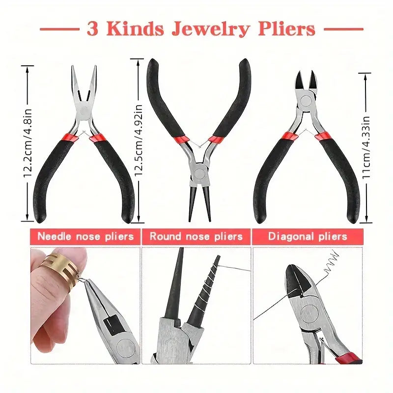 10pcs ewellery Making Tool Kit Complete Set