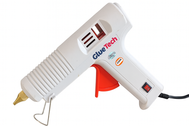 200W KIT Professional Hot Glue Gun Kit (With 12 Sticks and Bag)