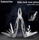 Camping Multitool Stainless Steel Folding Pliers Outdoor Survival Gear /Black