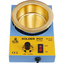 350W Electric Solder Pot Tin Melting Furnace Ø100mm Casting Pouring Crucible 220V