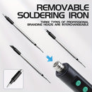 Mini Cordless Soldering Iron Kit, Rechargeable USB-C - Orange