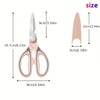 Heavy Duty Kitchen & Craft Scissors – Multipurpose Sharp PINK