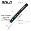 Mini Cordless Soldering Iron Kit, Rechargeable USB-C - Orange