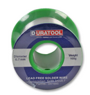 Duratool Lead Free Solder Wire 0.7mm – 100g Reel
