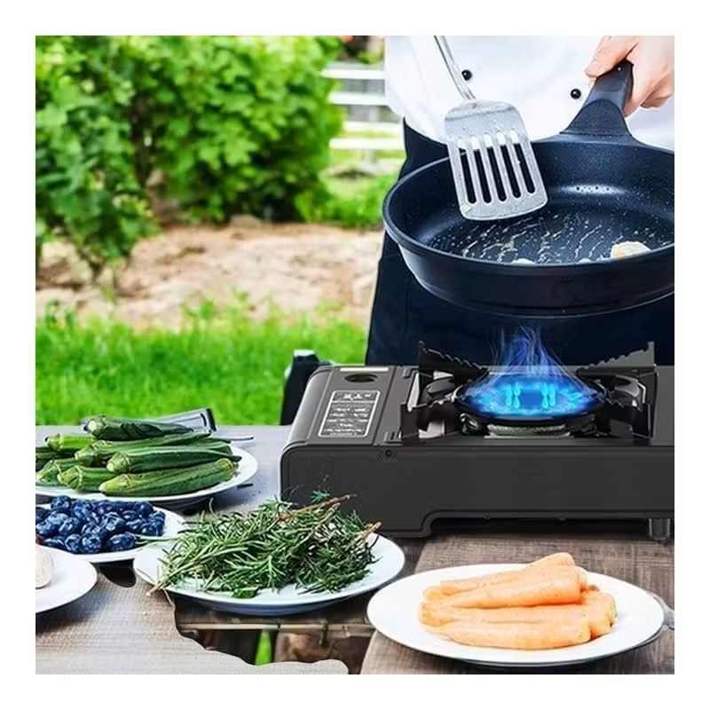 Gas Camping Stove Set with Carry Case Outdoor Camping Stove