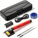 Rechargeable Portable Soldering Iron - 3-Temp Control