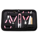 8pcs/set Pink Jewelry Making Tool Set