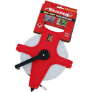 Neilsen Open Reel Fibreglass Tape Measure - Metric Imperial 30m 50m 100m