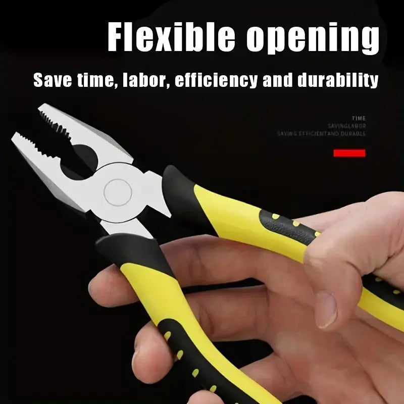 3pcs Pliers Set – Wire Cutter, Long Nose & Angled Pliers | Durable, Labor-Saving, Non-Electric Hand Tools