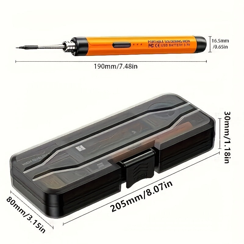Rechargeable Portable Soldering Iron - 3-Temp Control