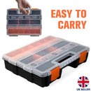 Toolbox Organizer – Multi-Grid Storage Case 22 × 29 × 6 cm