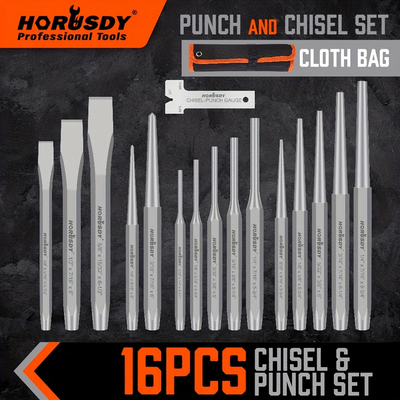 6pcs Professional Punch & Chisel Set