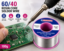 60/40 Rosin Core Solder Wire 1.2mm 100g Tin Lead Flux Low Melting Electronics