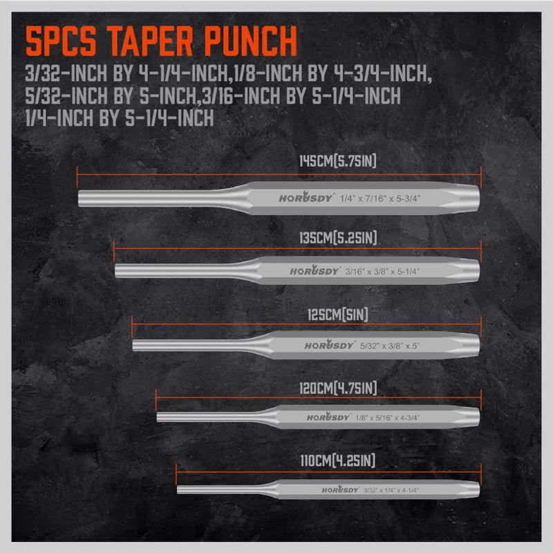 6pcs Professional Punch & Chisel Set