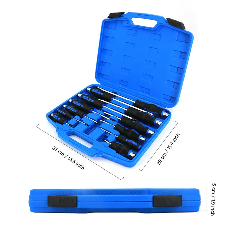 12pcs Heavy Duty Magnetic Screwdriver Set