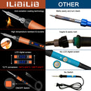 11-in-1 Digital Soldering Iron Kit – 90W Ceramic Heater with LCD Display